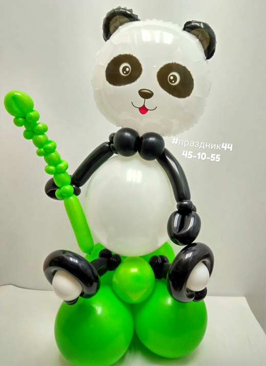 Фигура Панда с бамбуком Ф-201